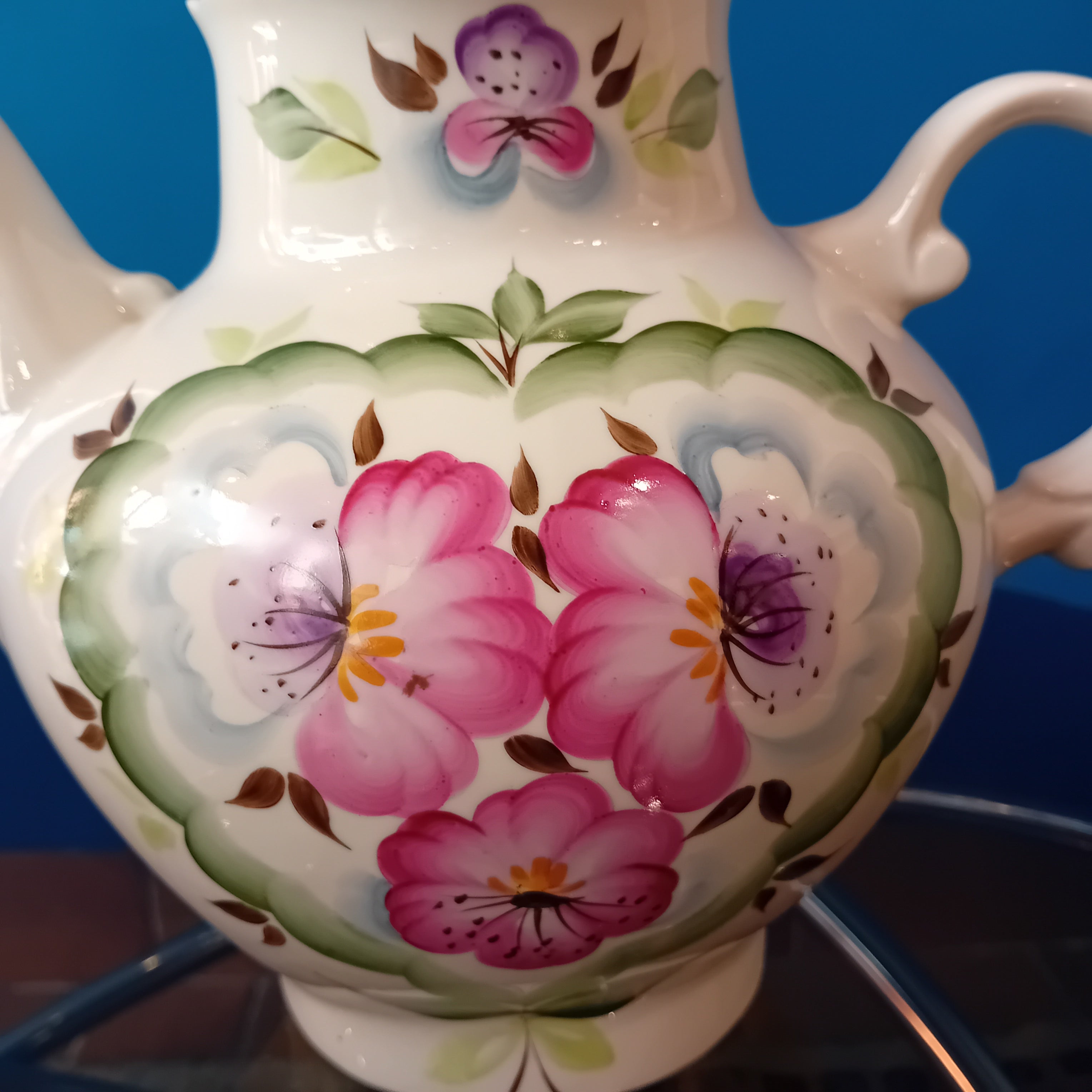 Teiera in porcellana - manifattura Polacca