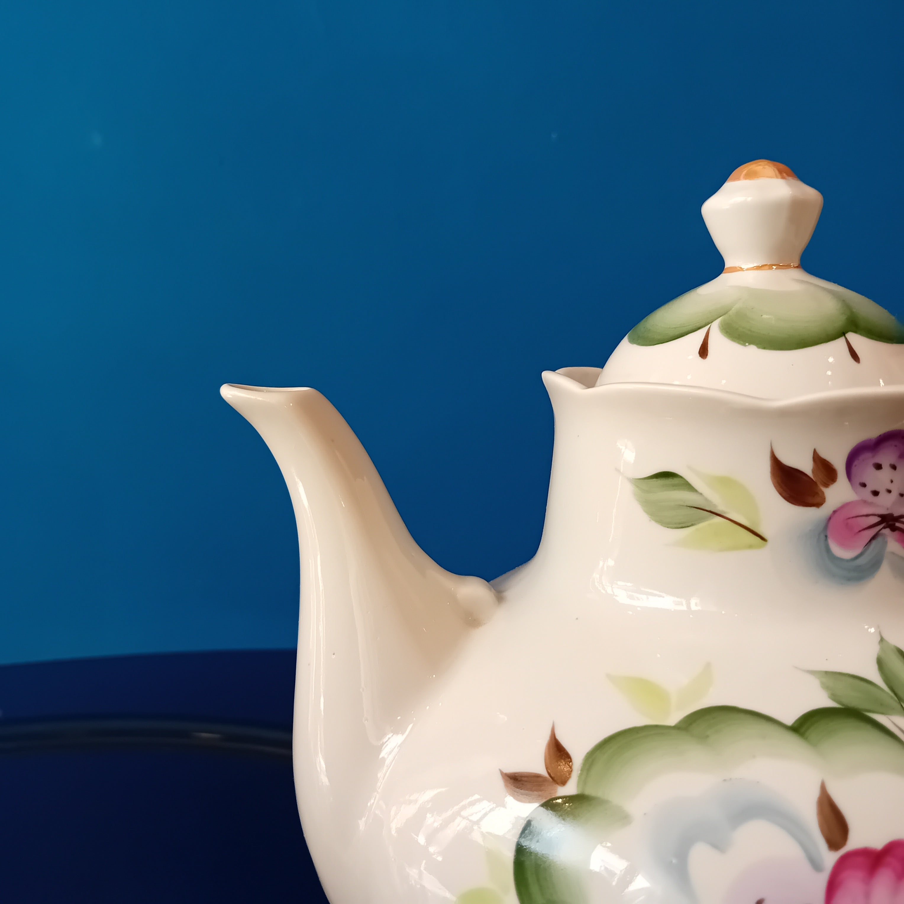 Teiera in porcellana - manifattura Polacca