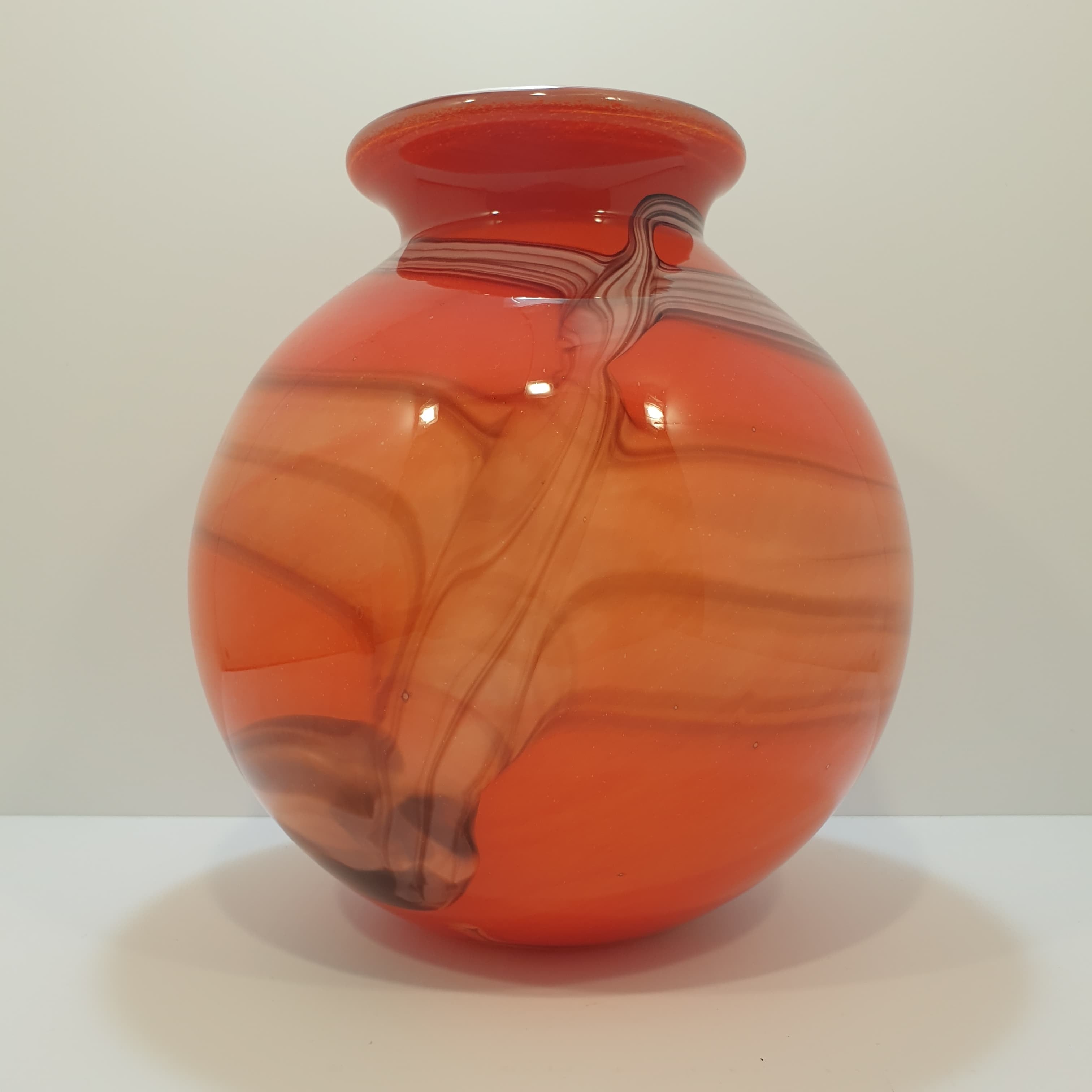 Vaso in vetro in doppia fusione
