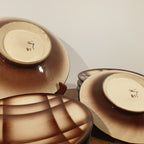 Piatti in ceramica decorati a mano