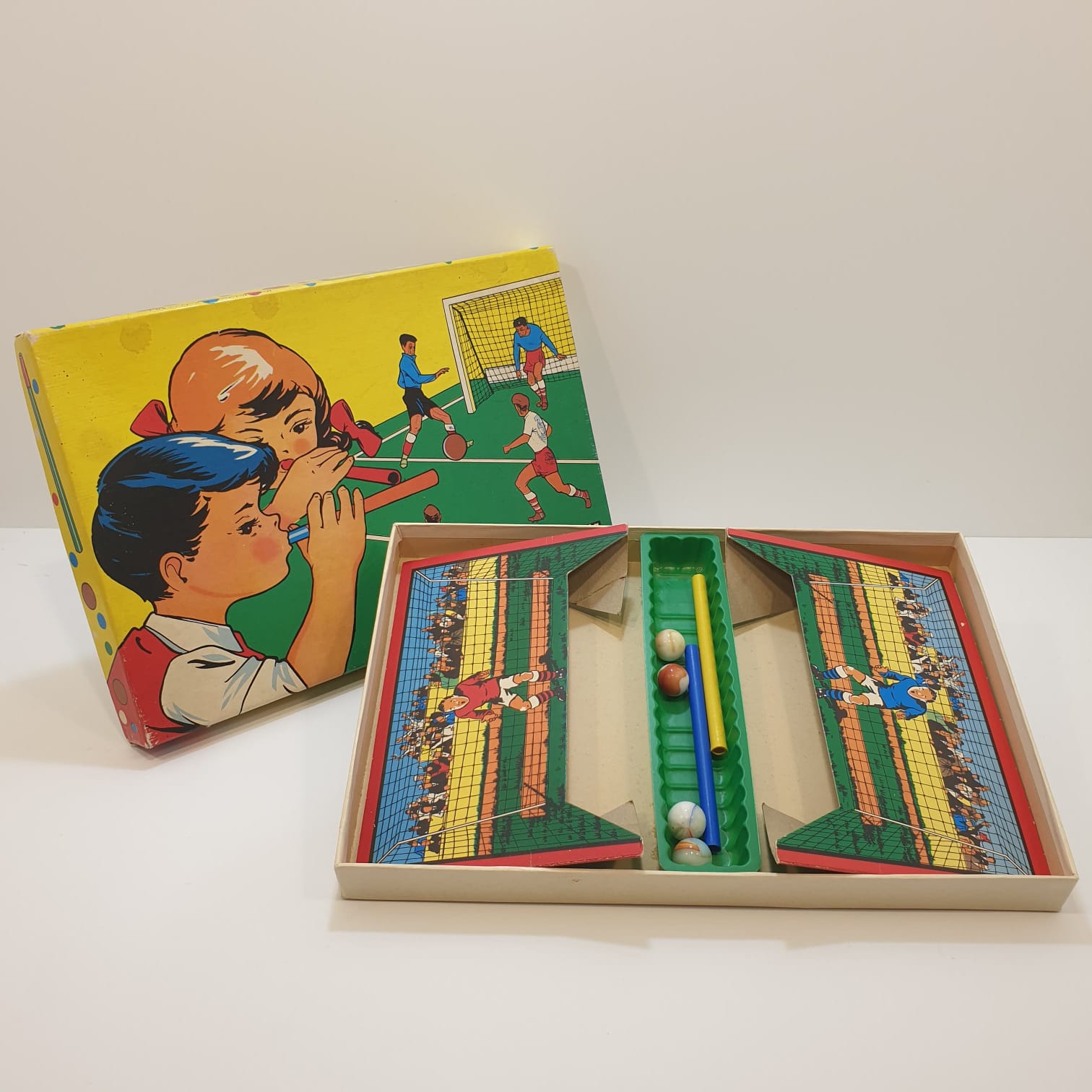 Gioco in scatola "Blaas-voetbal"
