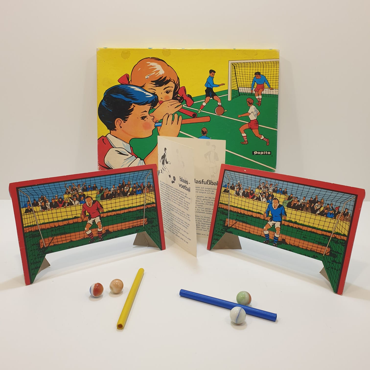 Gioco in scatola "Blaas-voetbal"