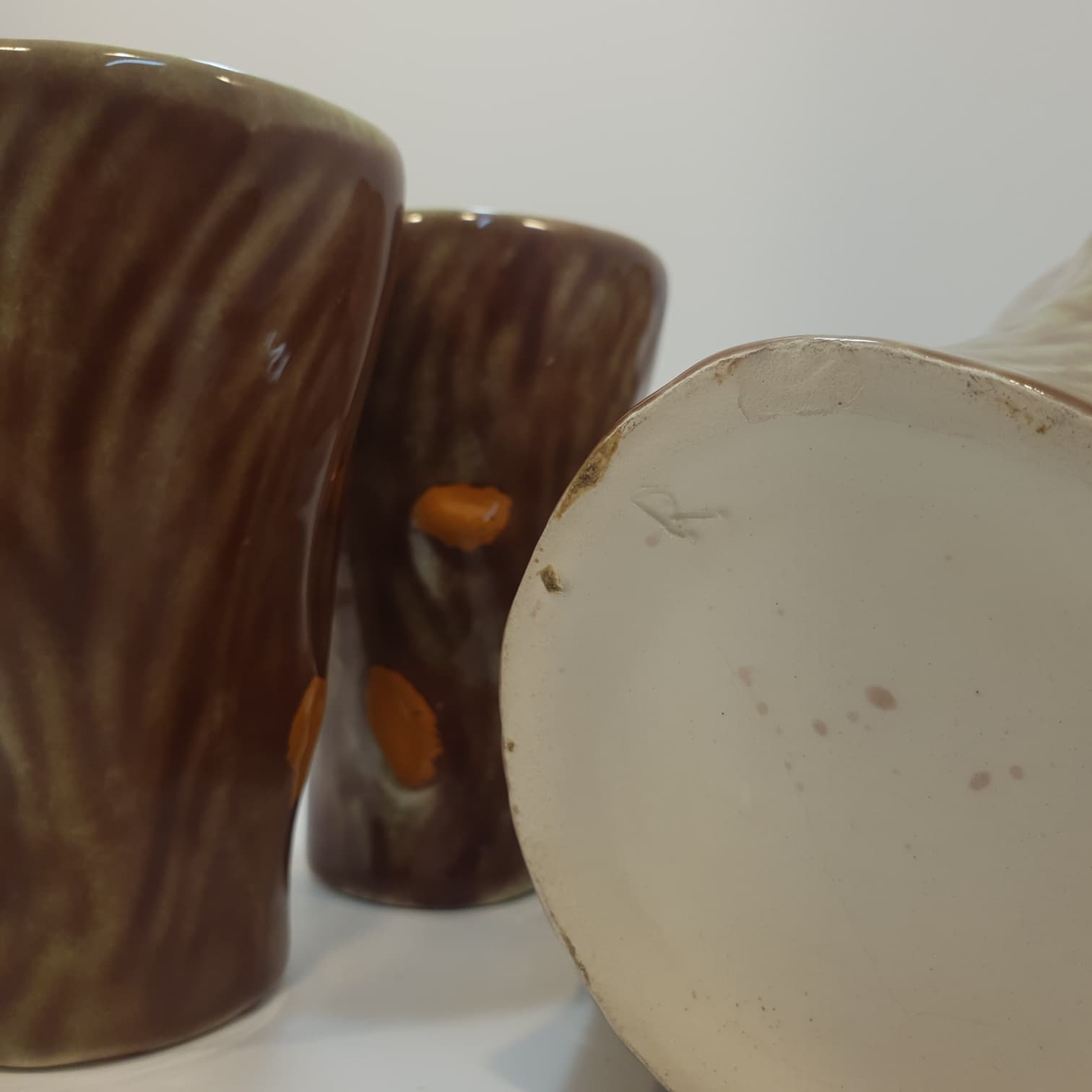 Brocca e due bicchieri - Ceramica Umbra