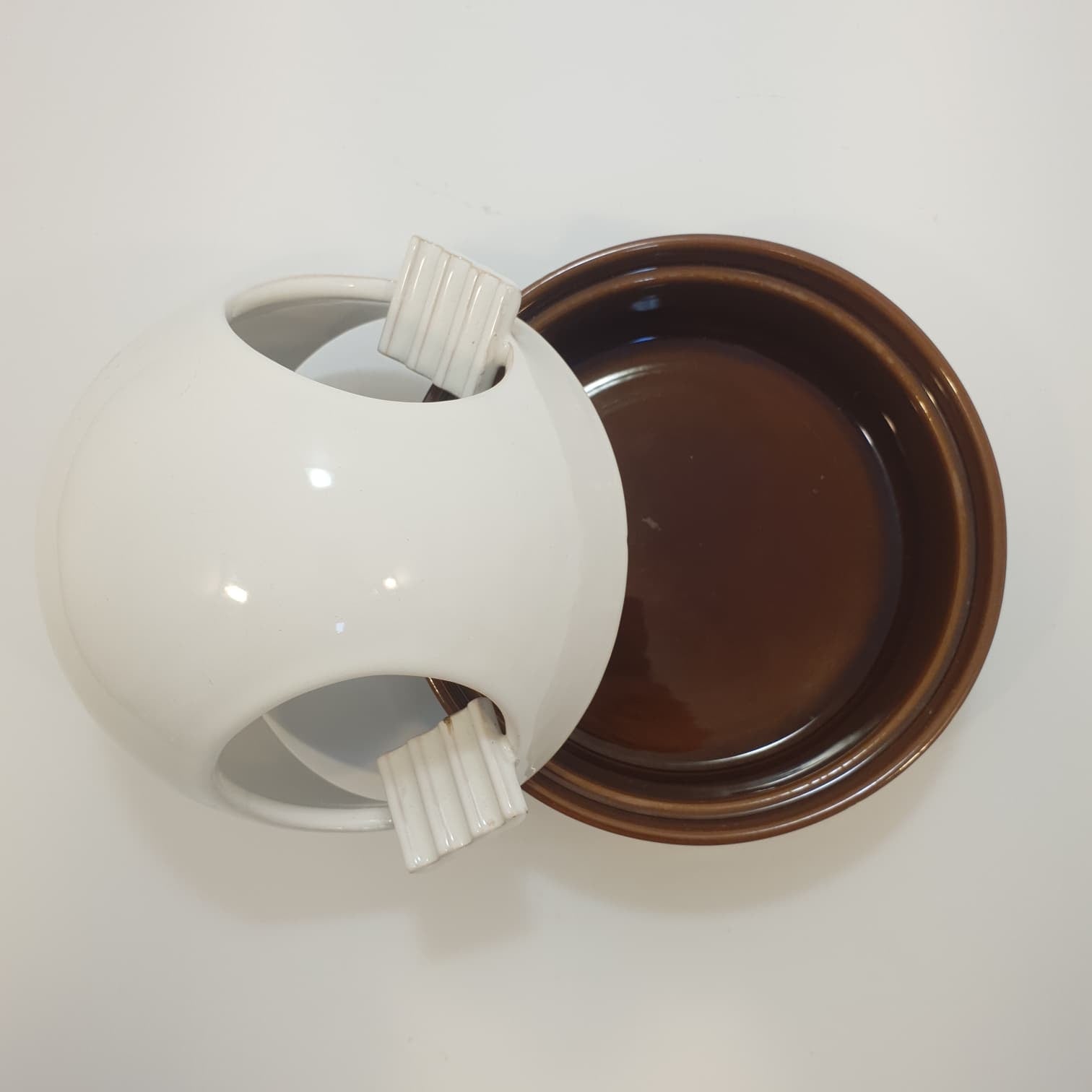 Portacenere in ceramica Rometti Italy
