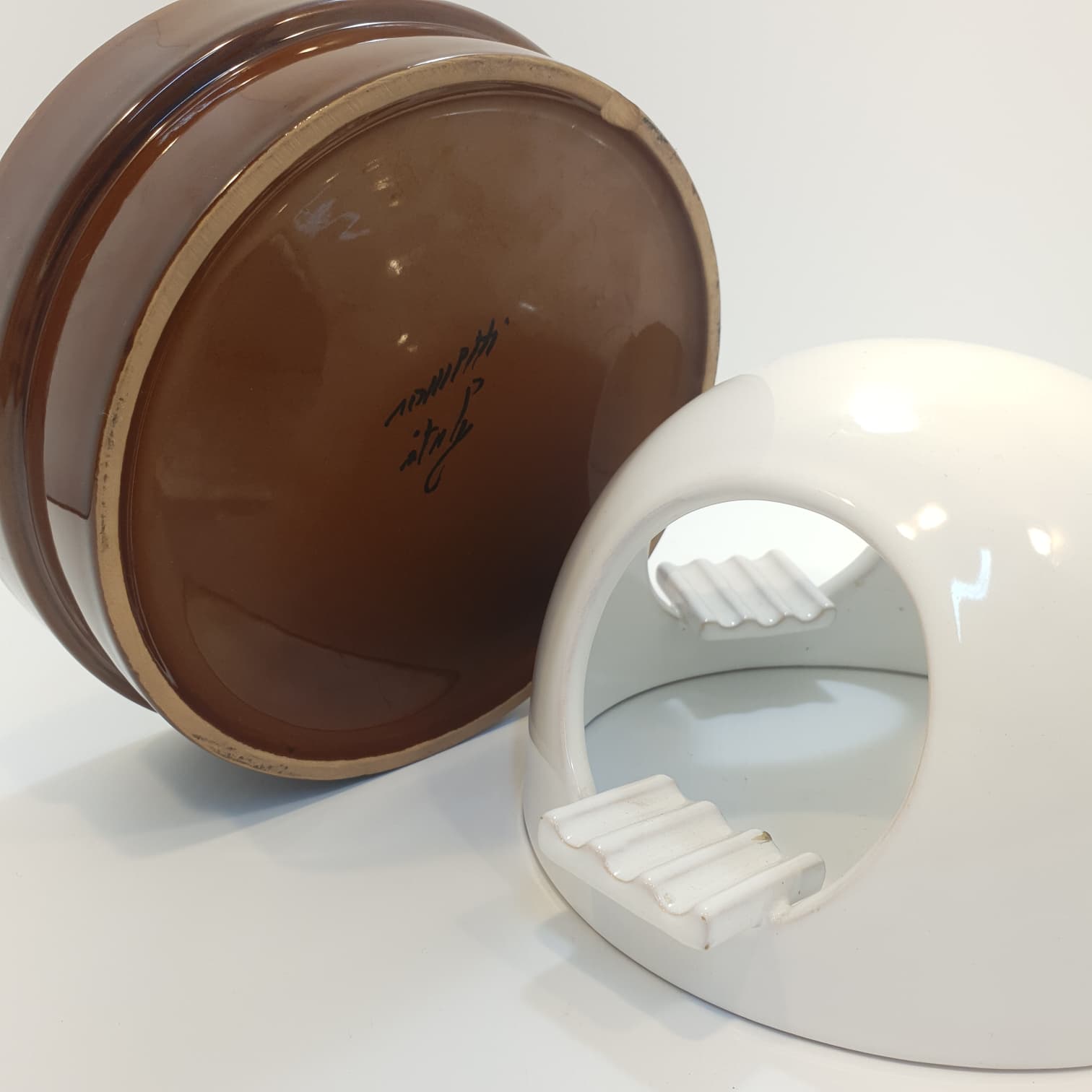 Portacenere in ceramica Rometti Italy