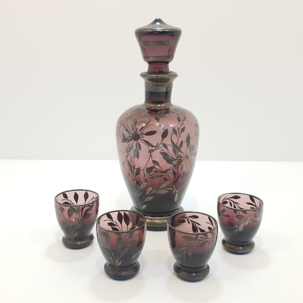 Set per rosolio - prima metà Novecento