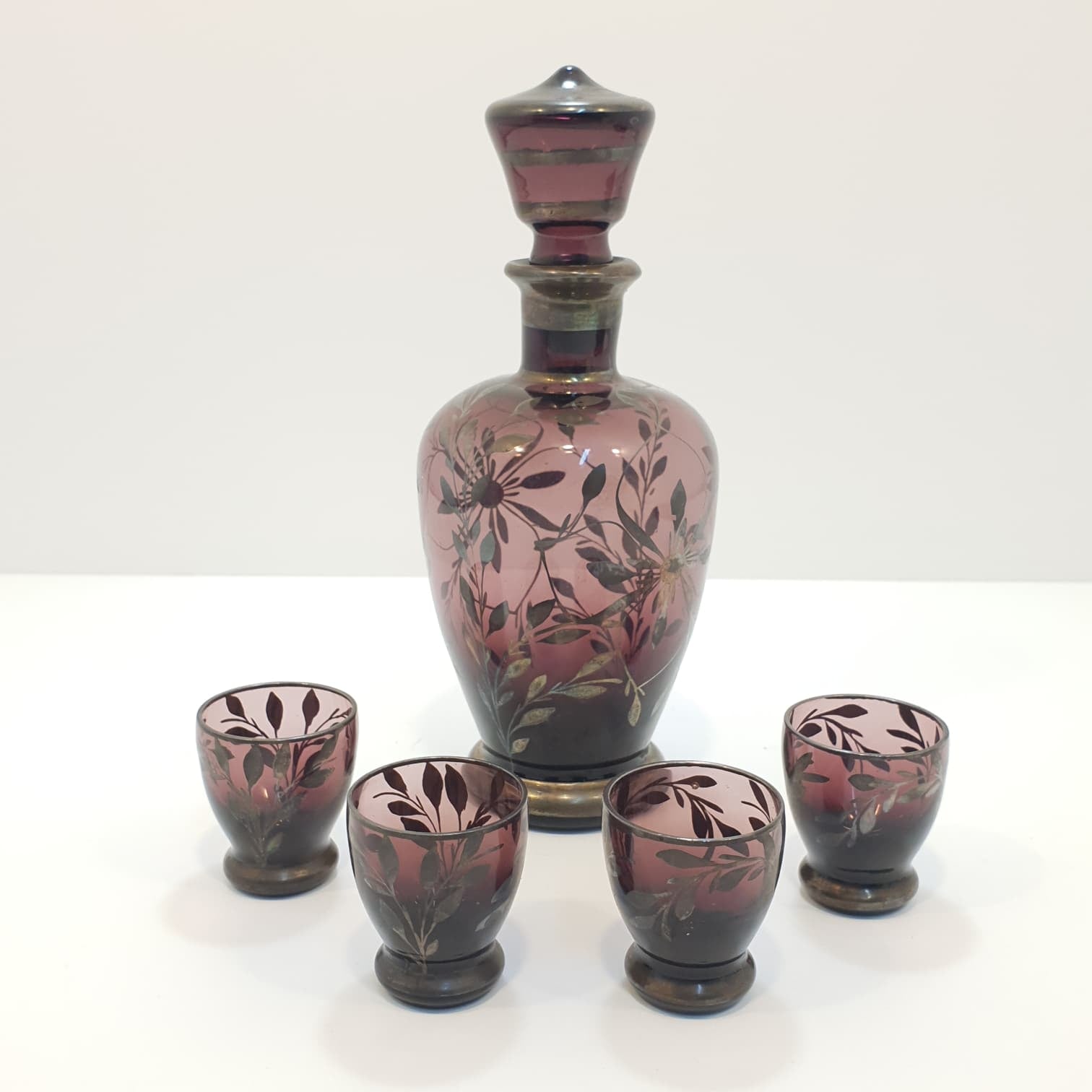 Set per rosolio - prima metà Novecento