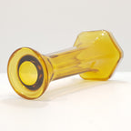 Vaso in vetro ambrato
