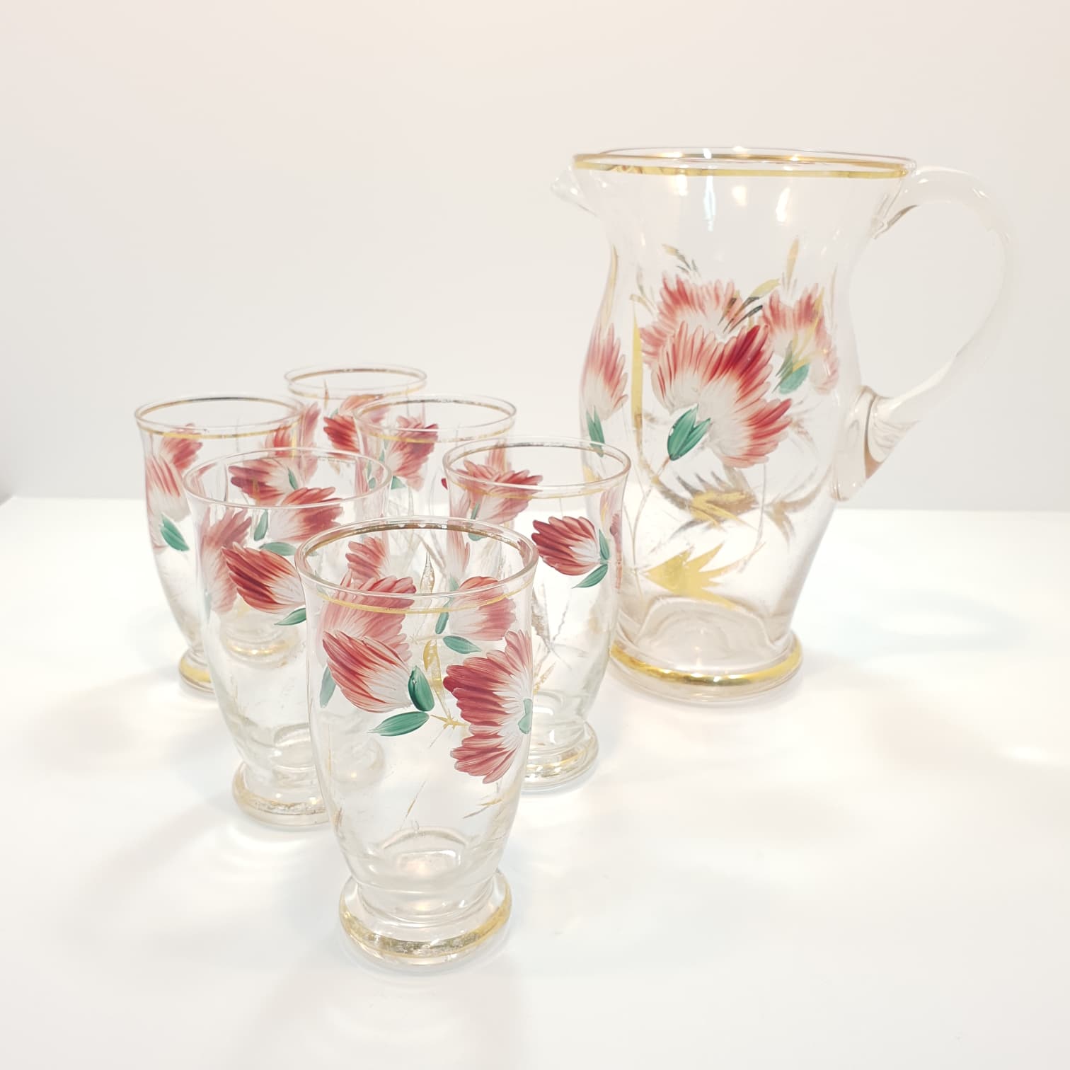 Set brocca e bicchieri - Anni '50
