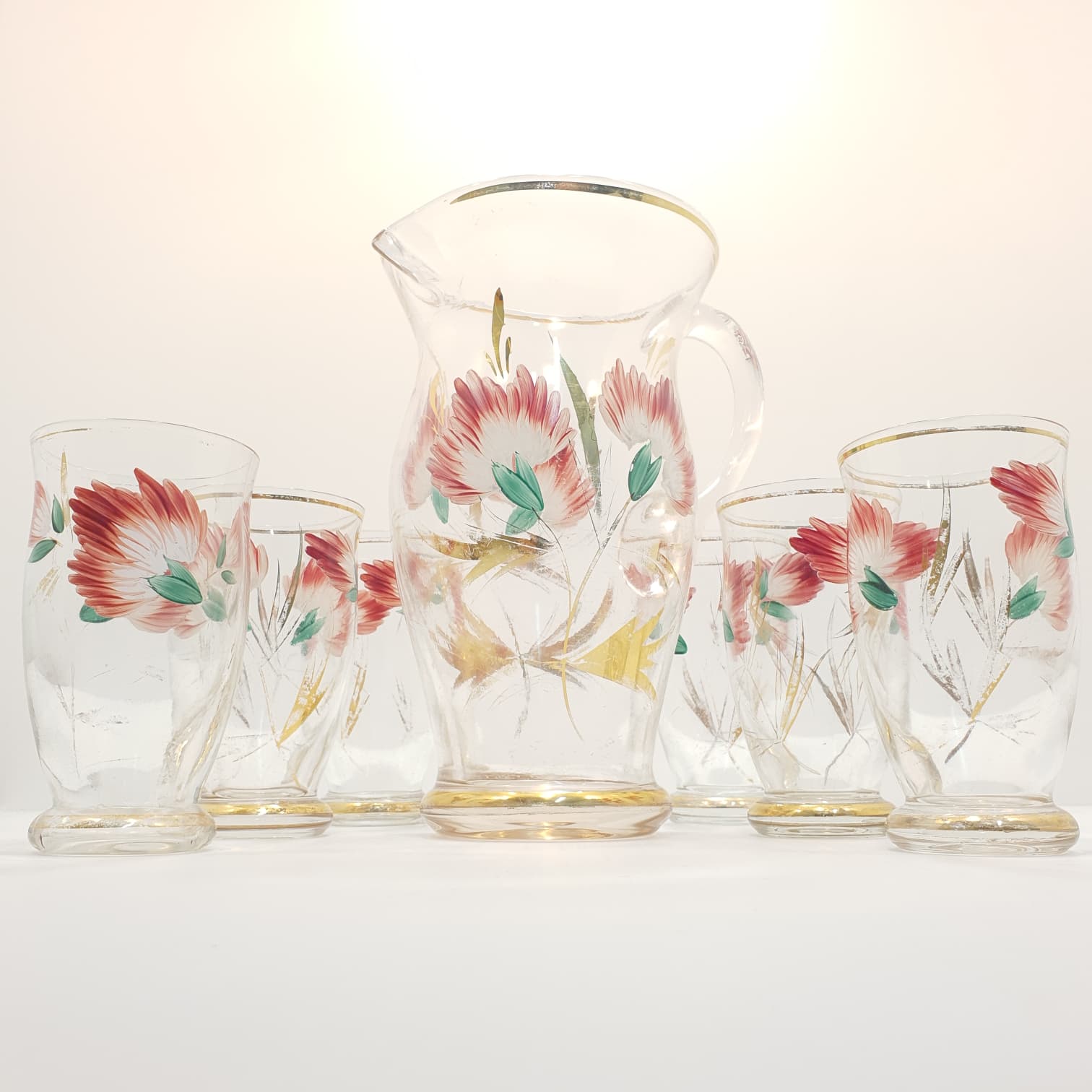 Set brocca e bicchieri - Anni '50