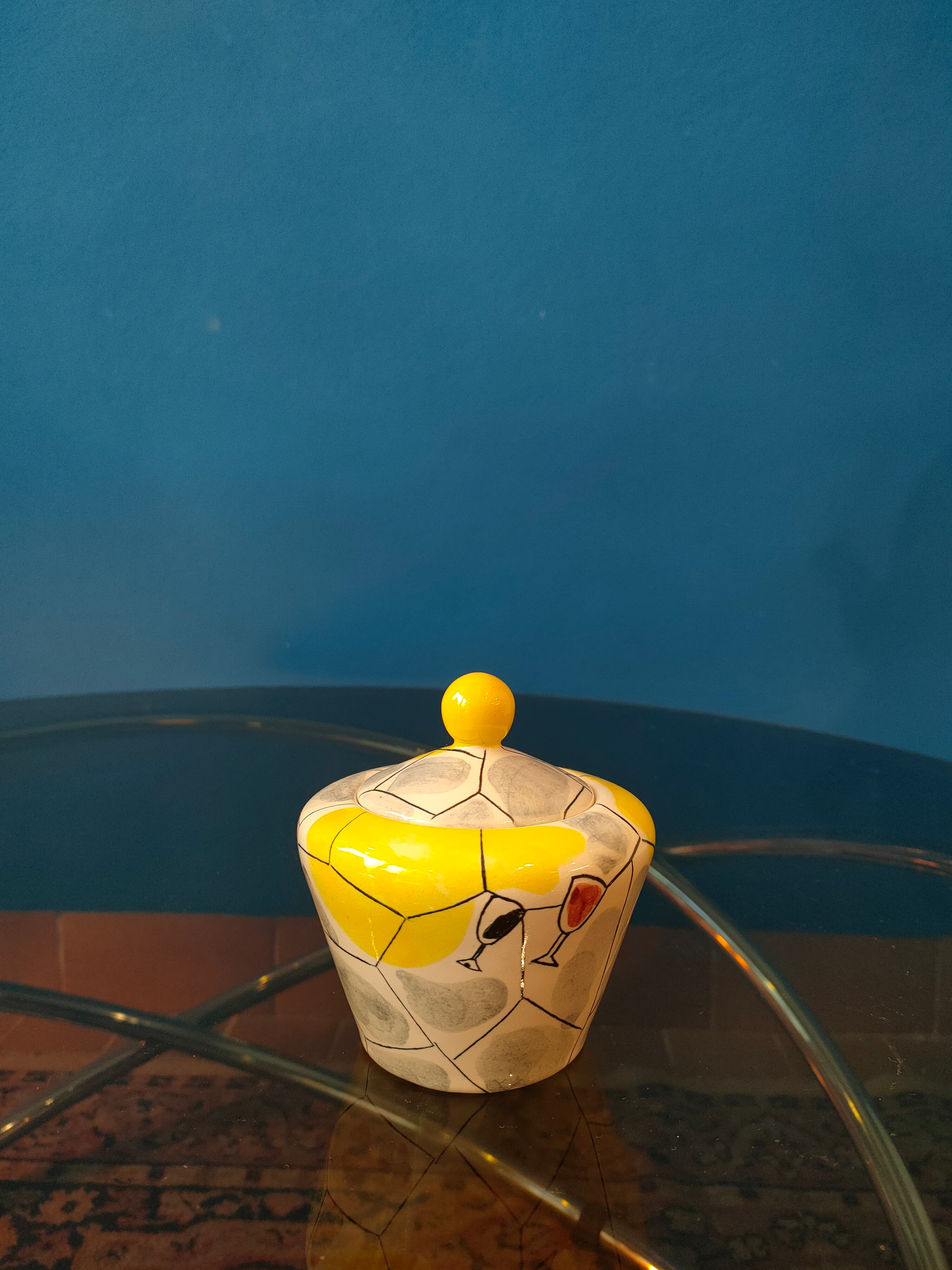 Tazze e accessori di un servizio da tè - Rometti Italy, anni '60