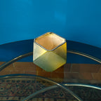 Vaso e sottovaso forma ottagonale, ceramica, 1960s