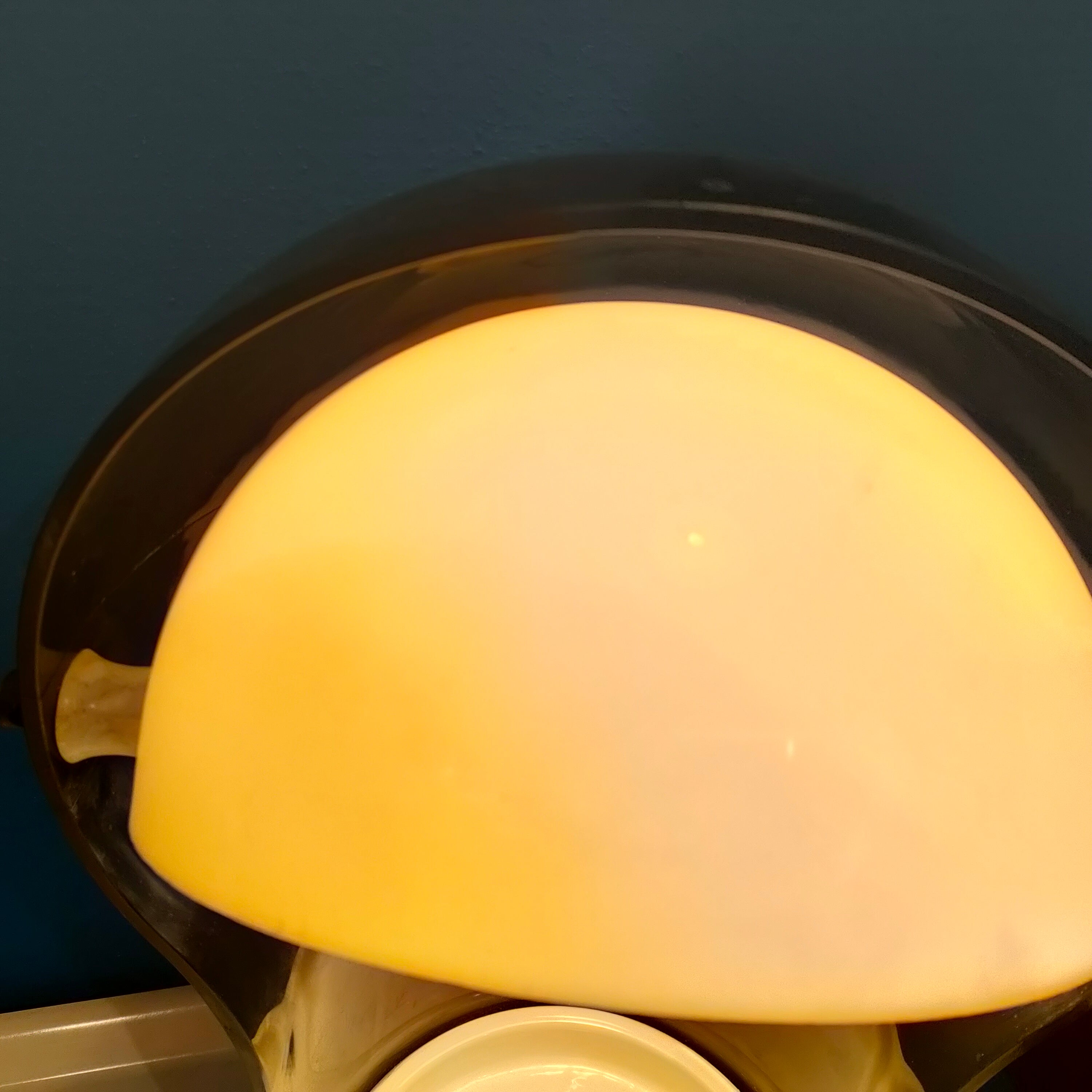 Lampada "Telegono" nera, Vico Magistretti per Artemide, 1966