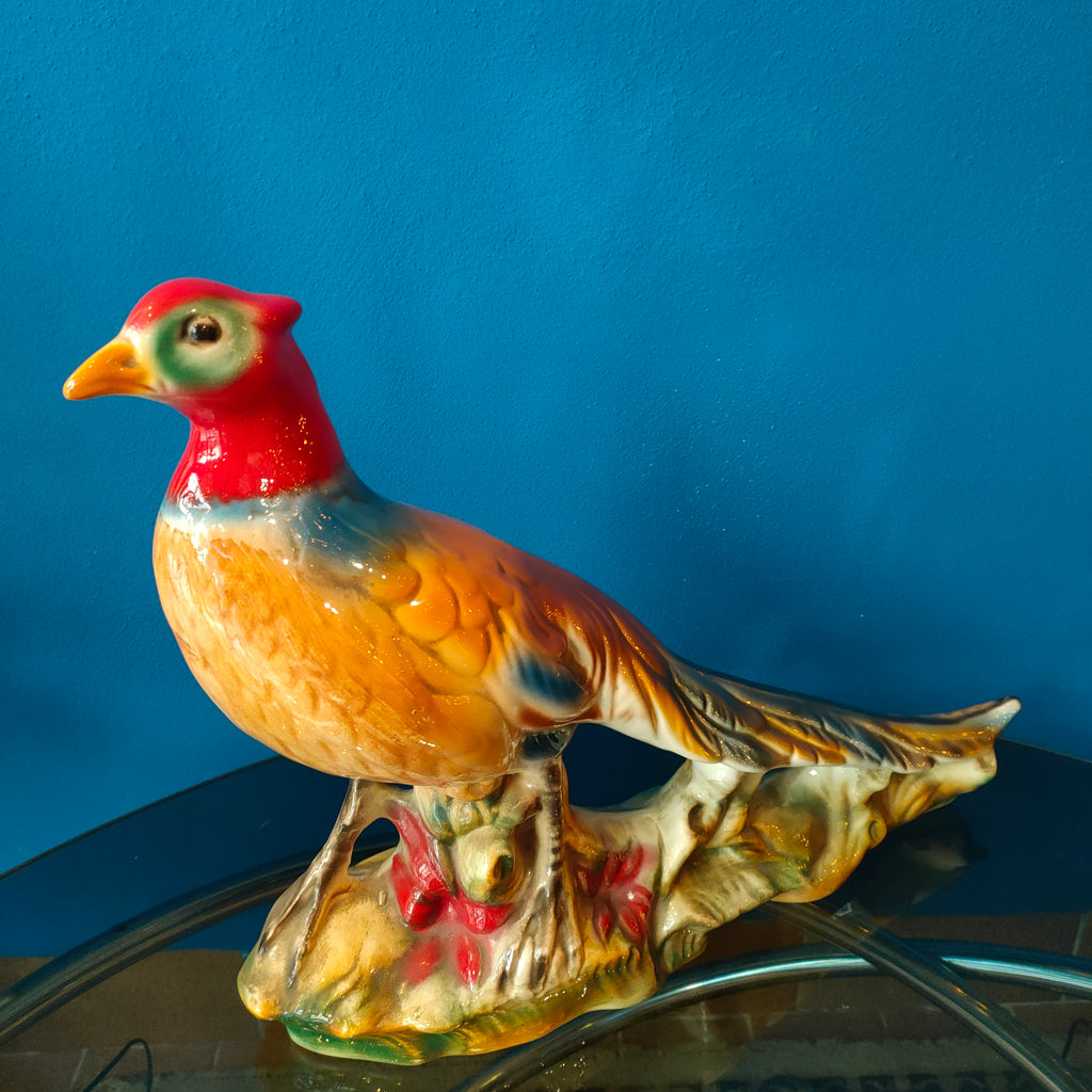 Fagiano decorativo in ceramica - Italia, anni '50