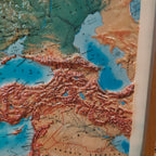 Europa Fisica in rilievo - Italia, 1964