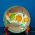 Carraresi e Lucchesi, piatto decorativo - Sesto Fiorentino, 1930s