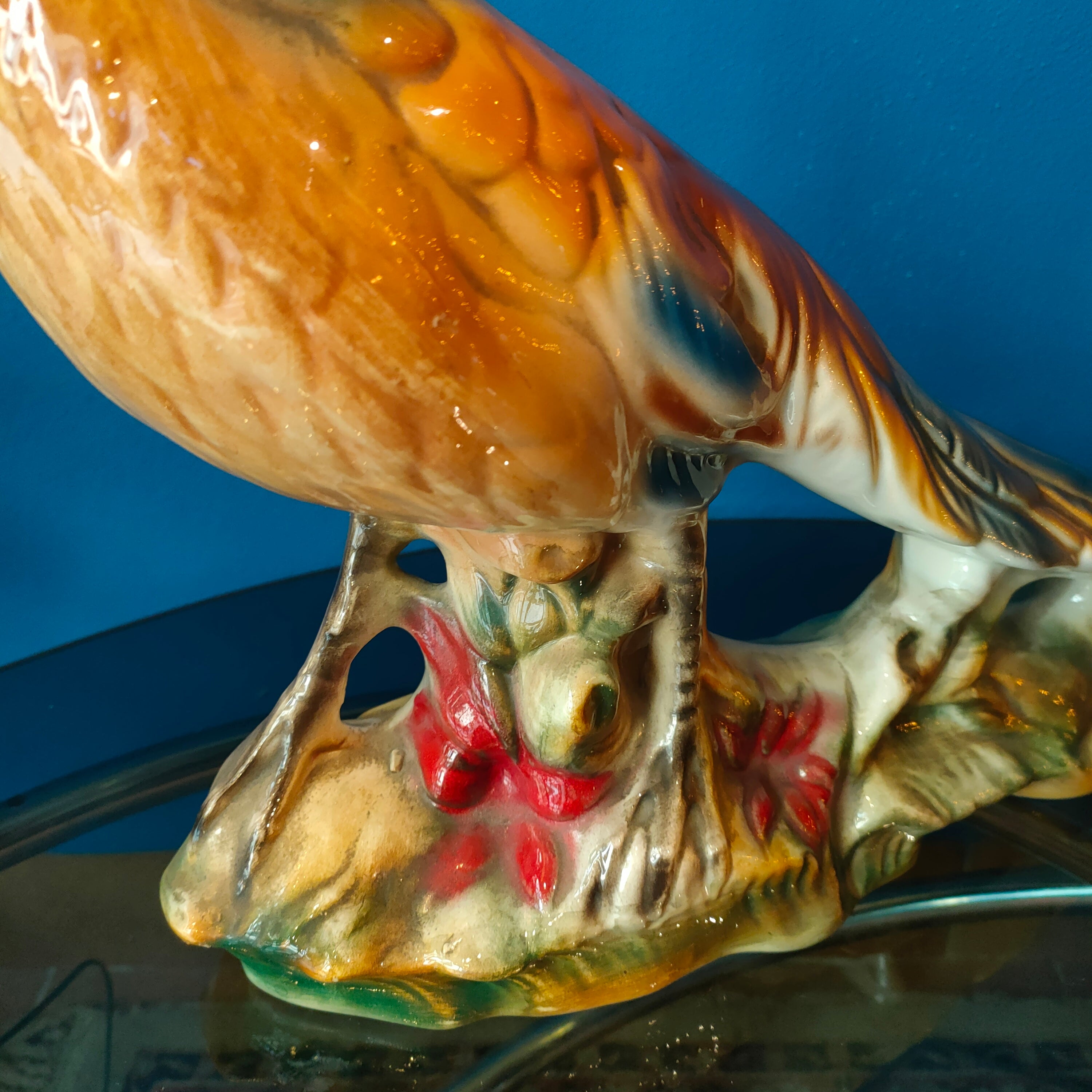 Fagiano decorativo in ceramica - Italia, anni '50