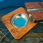 Posacenere per sigari chiusura scorrevole