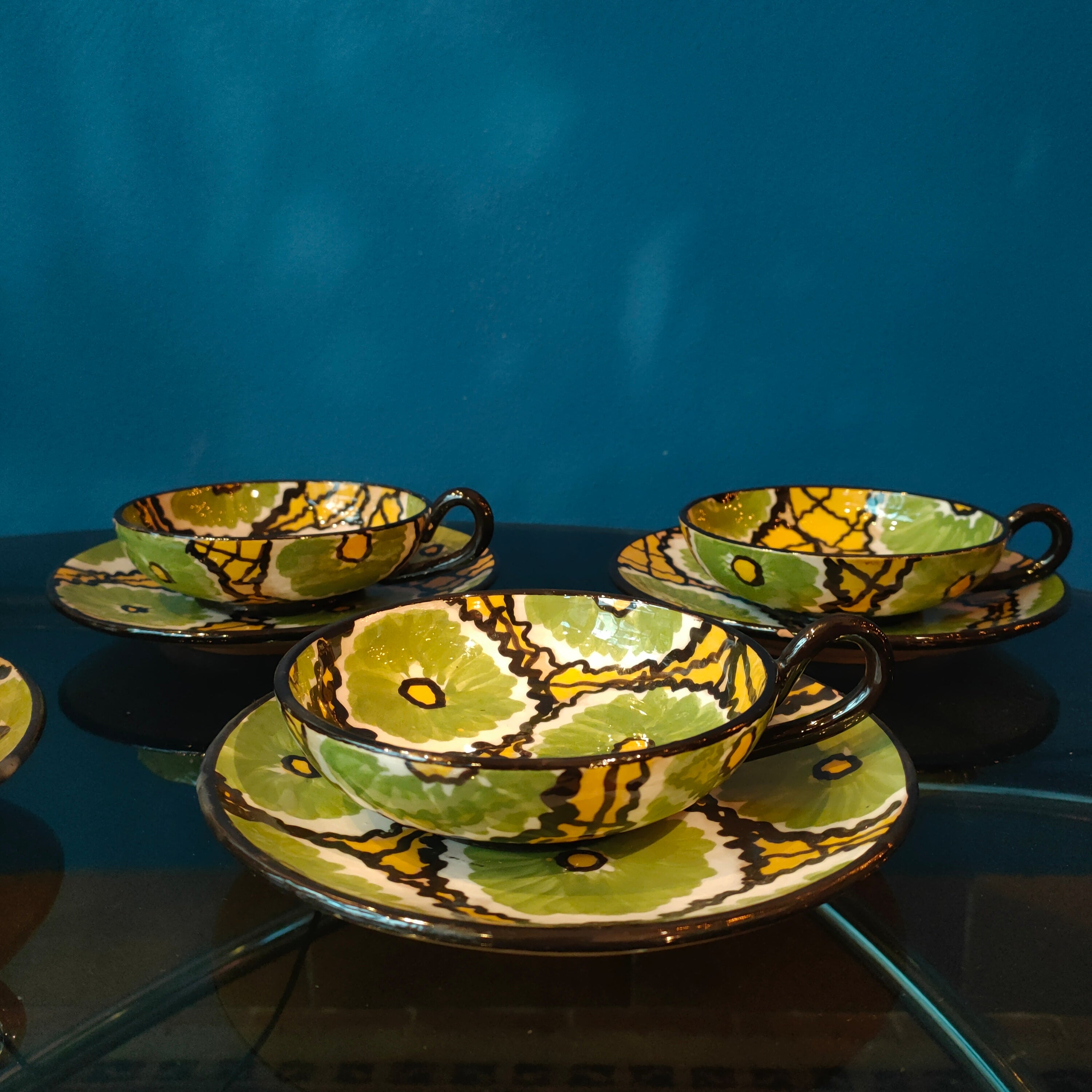 Servizio da tè, manifattura italiana - anni 40/50