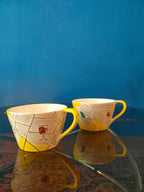 Tazze e accessori di un servizio da tè - Rometti Italy, anni '60