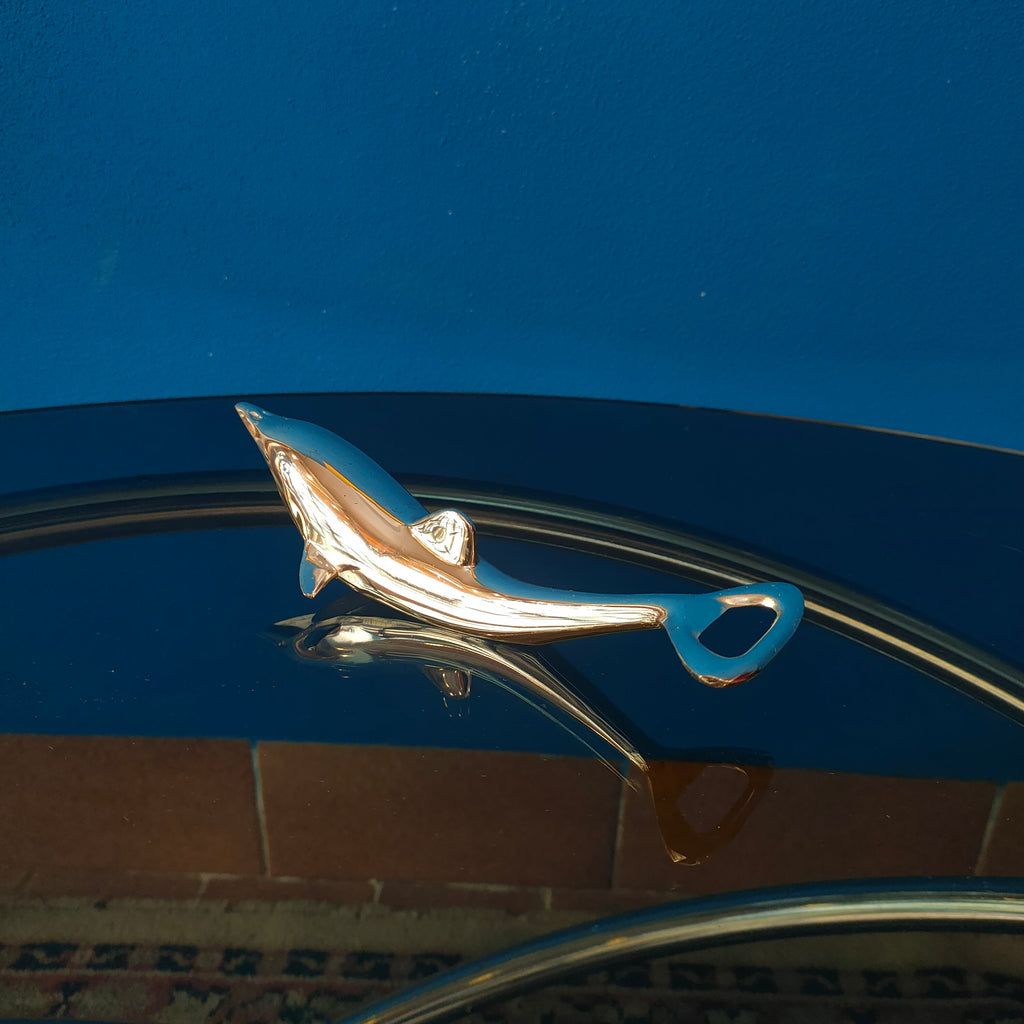 "Delfino", apribottiglie in metallo