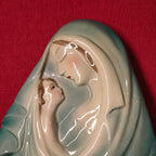Madonna con bambino in ceramica. Italia, 1940s