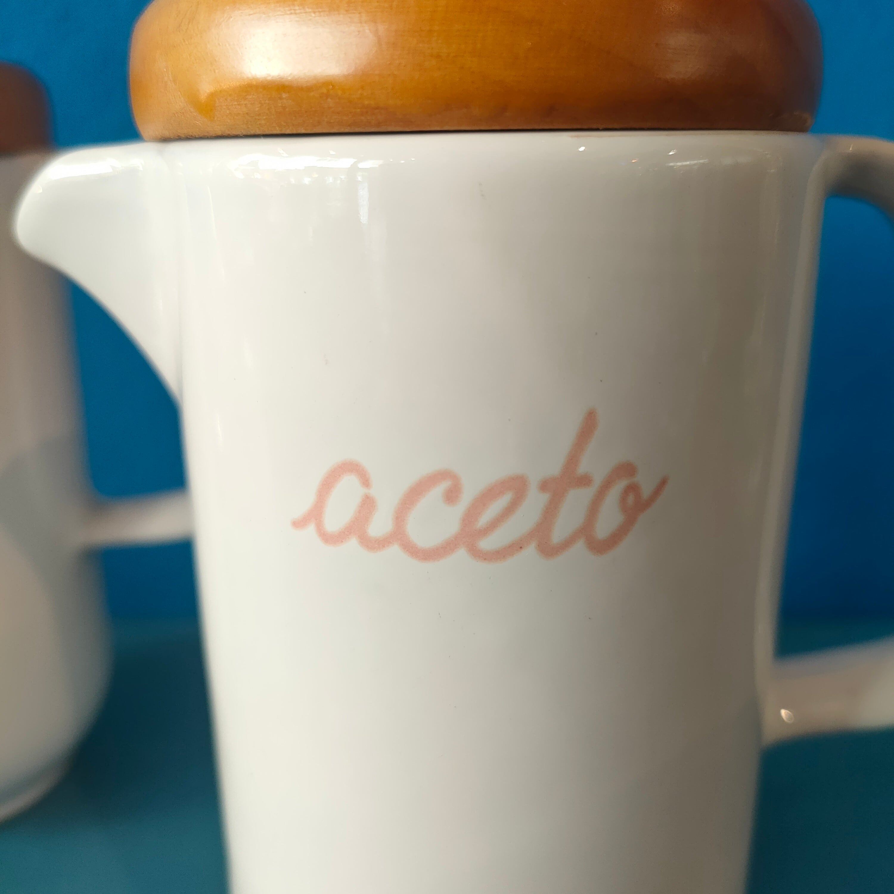 Set Olio e Aceto in ceramica, Rometti Umbertide, circa 1960s