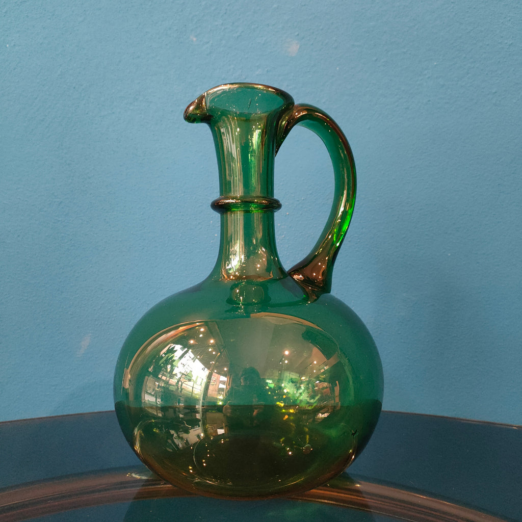 Vetro di Empoli - brocca arrotondata