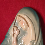 Madonna con bambino in ceramica. Italia, 1940s