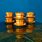 Servizio da tè, manifattura italiana stile Galvani, anni '40