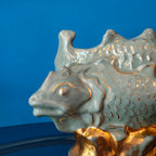 Oggetto decorativo in ceramica "Pesci", 1960s