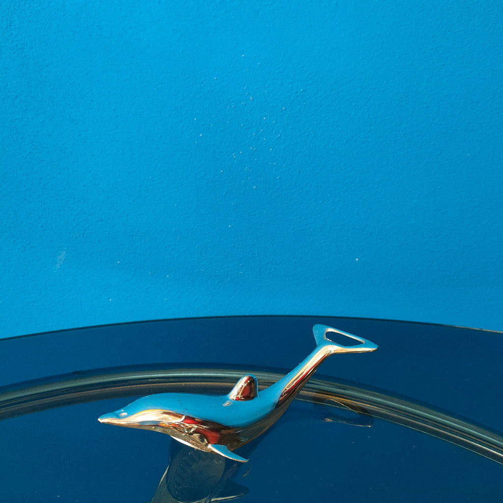 "Delfino", apribottiglie in metallo