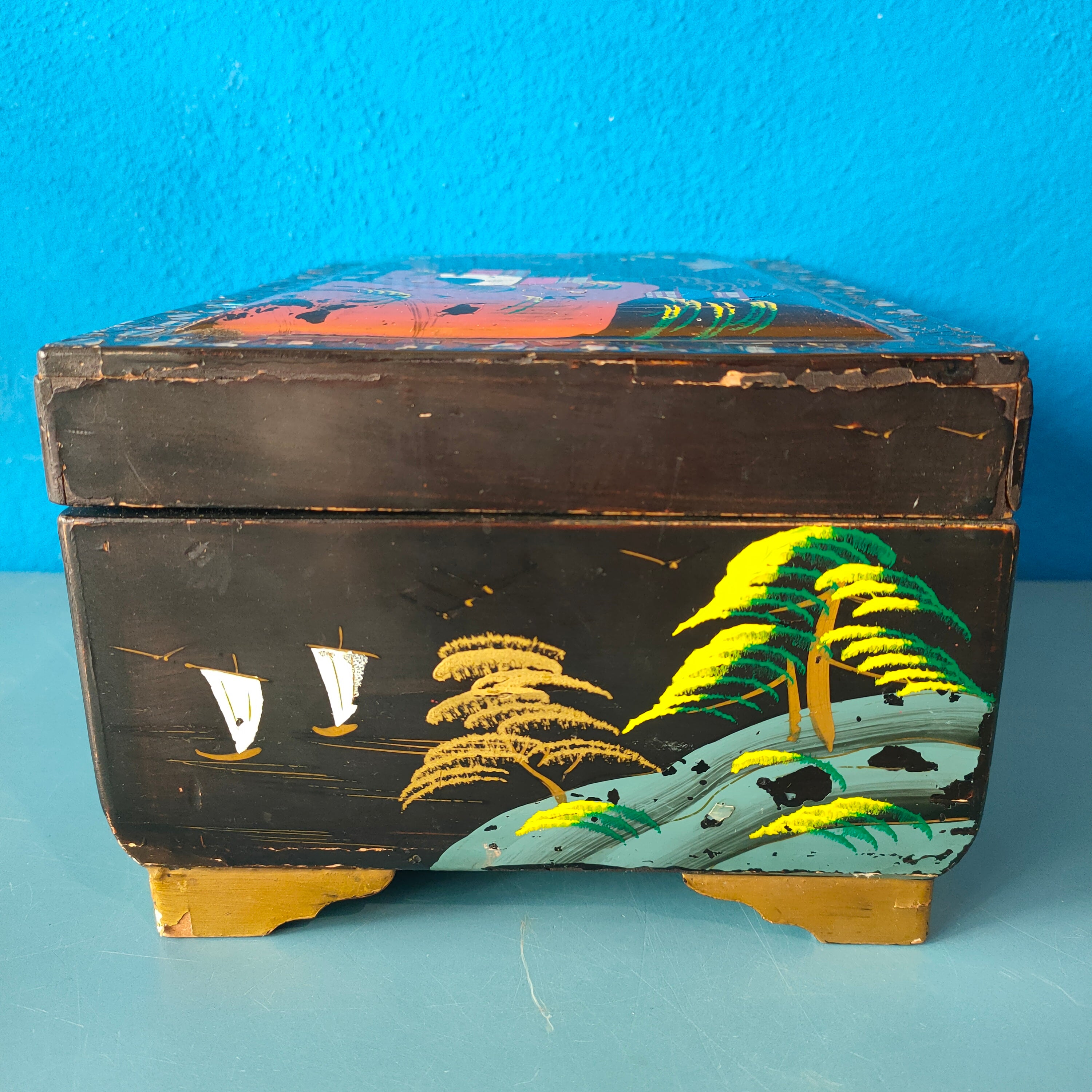 Scatola musicale portagioielli Giapponese, 1960s-70s