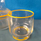 Caraffa da comodino con bicchiere