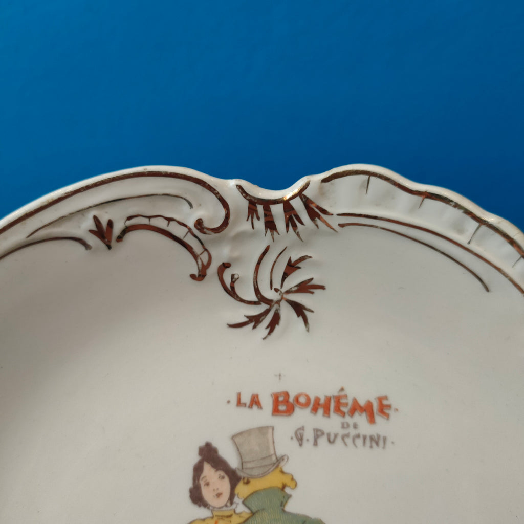 Piatto S.C. Richard, serie Ricordi "La Bohème", 1970s