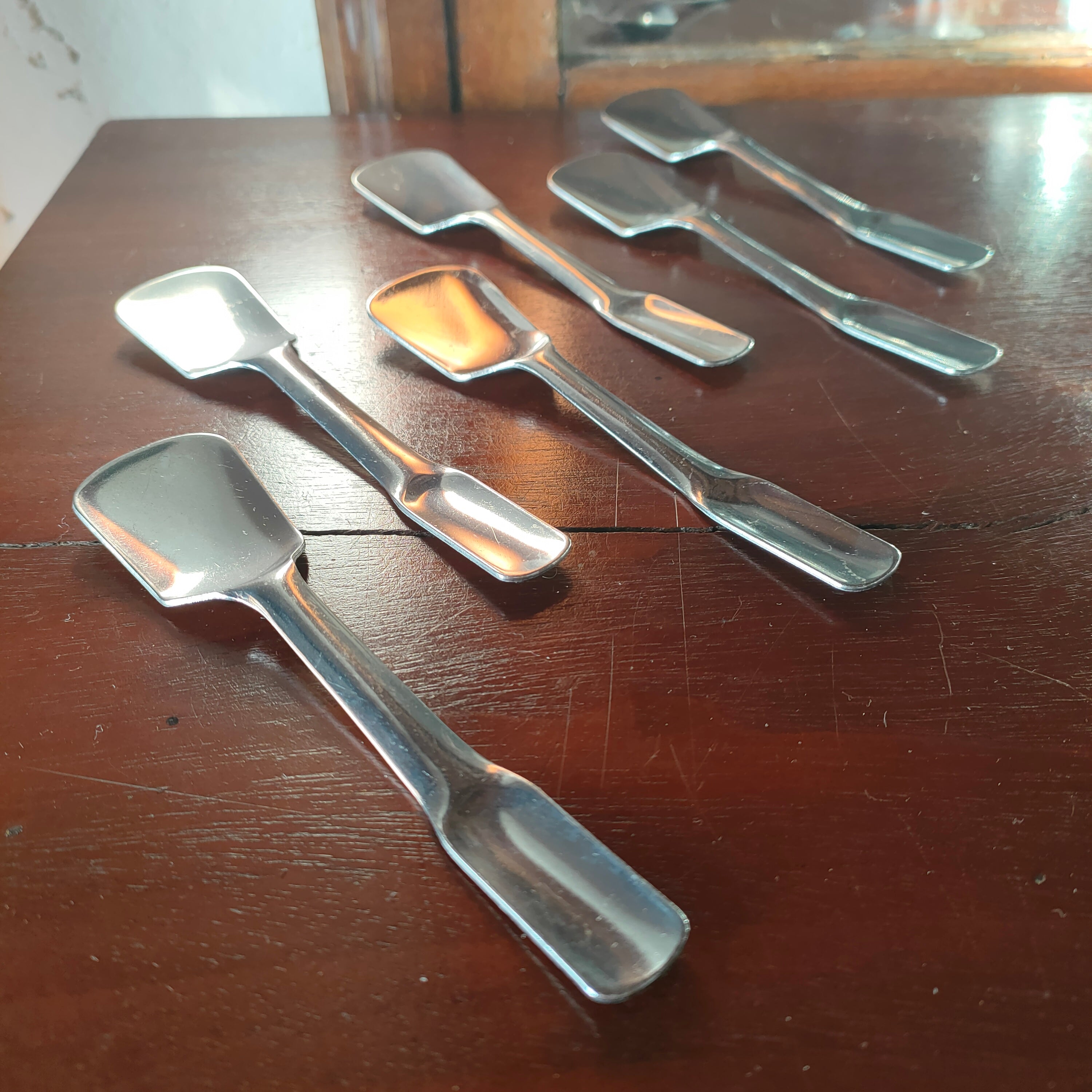 Coppette e cucchiaini per gelato, acciaio inox - Motta