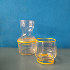 Caraffa da comodino con bicchiere