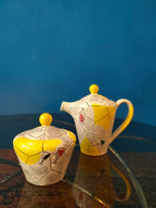 Tazze e accessori di un servizio da tè - Rometti Italy, anni '60