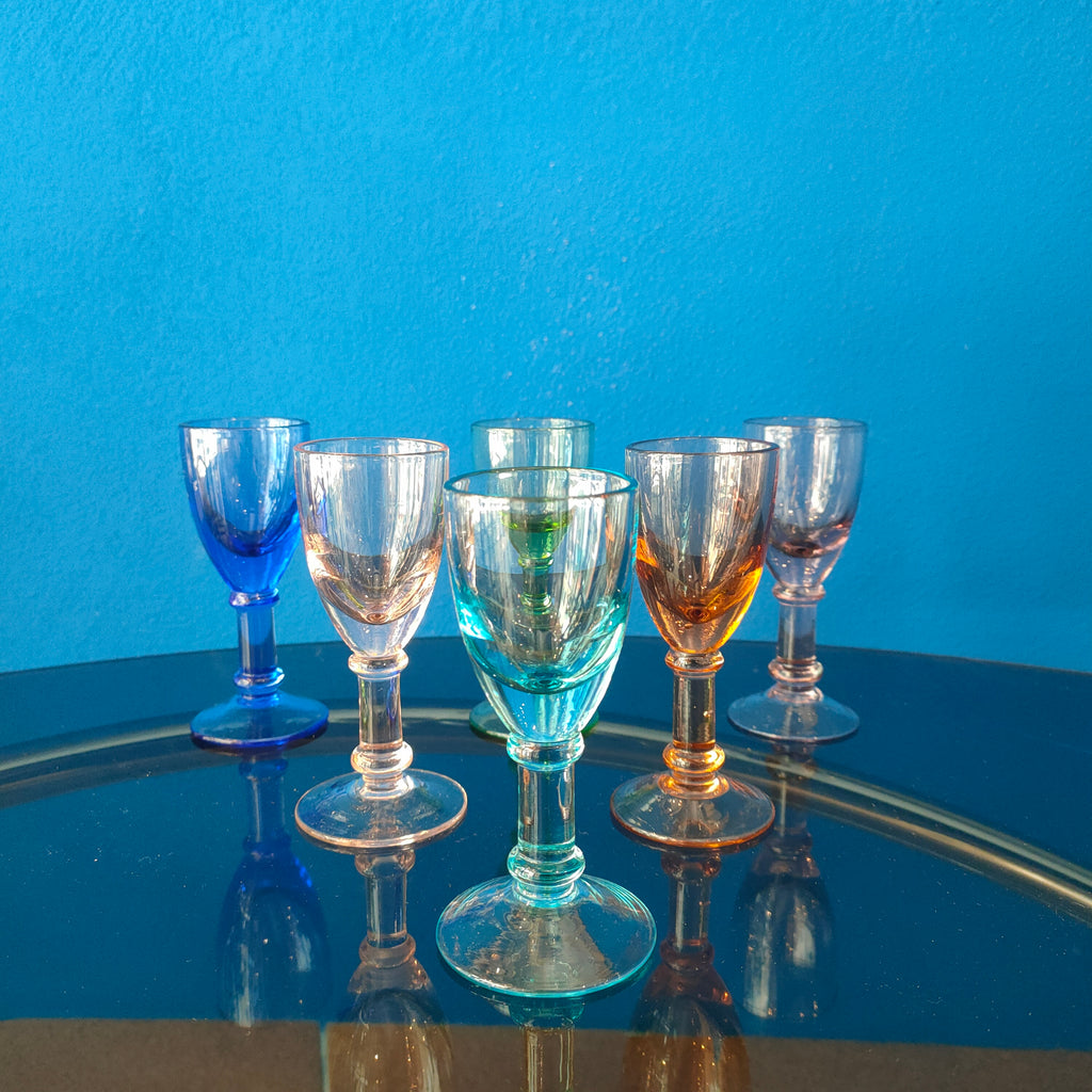 Piccoli bicchieri liquore "Arlecchino"