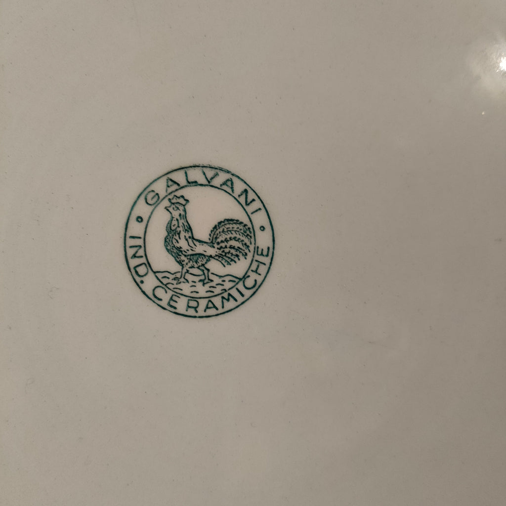 Piatti Galvani Ind. Ceramiche - anni '30