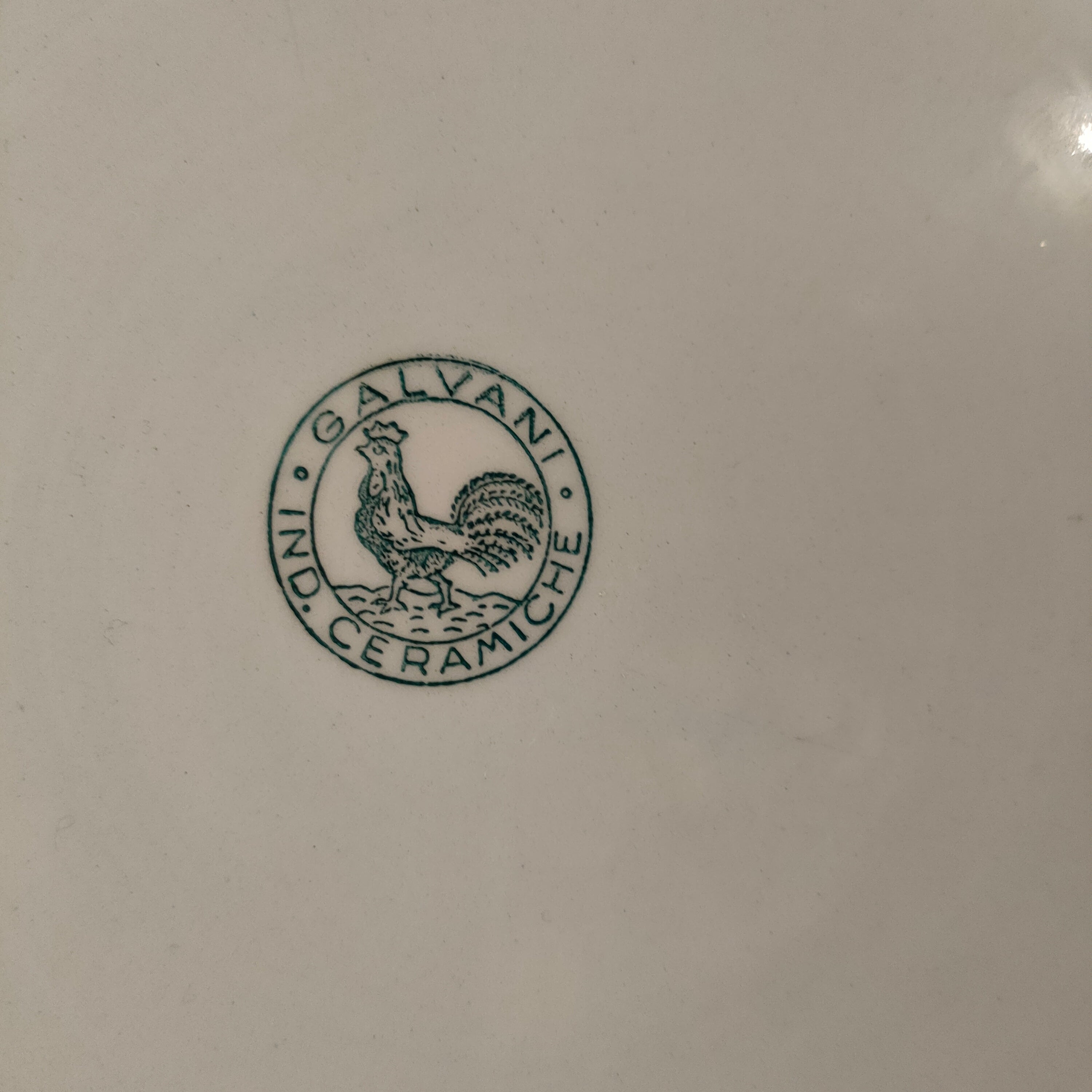 Piatti Galvani Ind. Ceramiche - anni '30