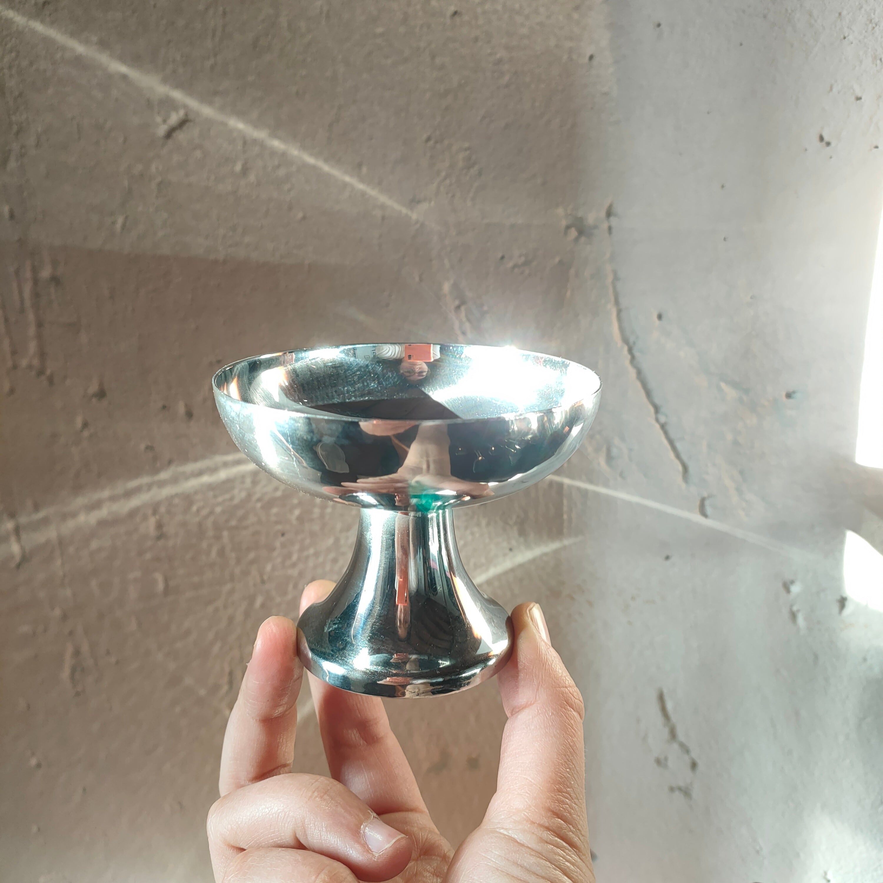 Coppette e cucchiaini per gelato, acciaio inox - Motta