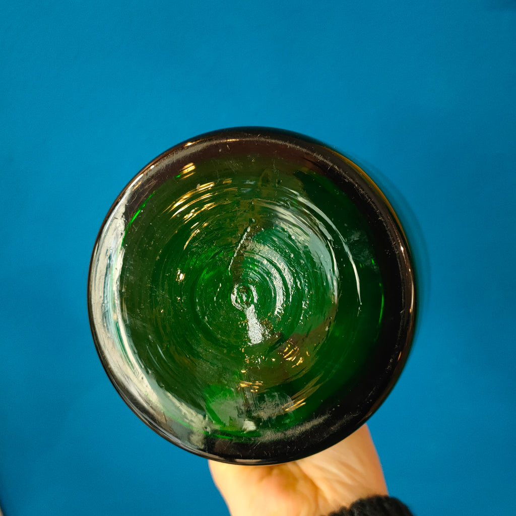 Vetro di Empoli - brocca forma squadrata