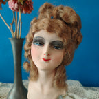 Testina di bambola boudoir, Francia, 1920s