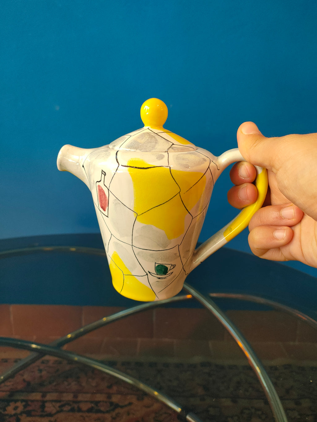 Tazze e accessori di un servizio da tè - Rometti Italy, anni '60