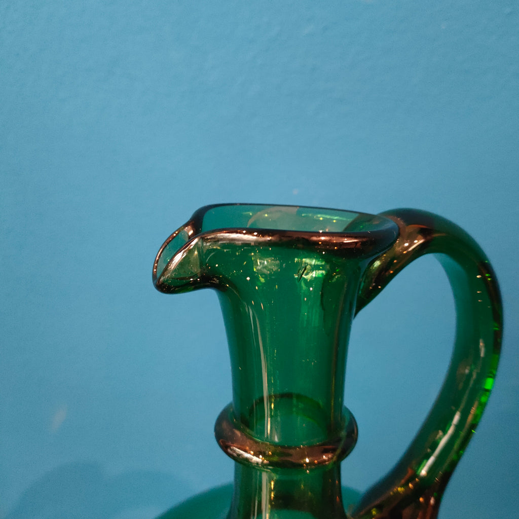 Vetro di Empoli - brocca arrotondata