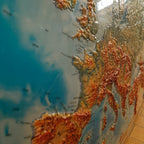 Europa Fisica in rilievo - Italia, 1964