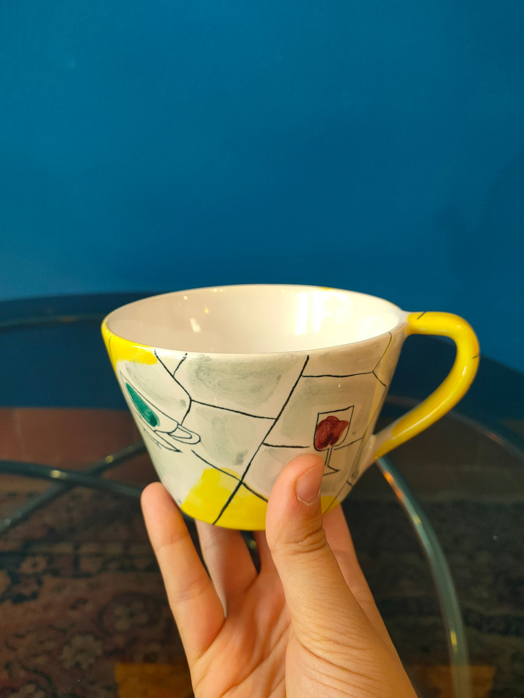 Tazze e accessori di un servizio da tè - Rometti Italy, anni '60