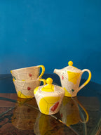 Tazze e accessori di un servizio da tè - Rometti Italy, anni '60