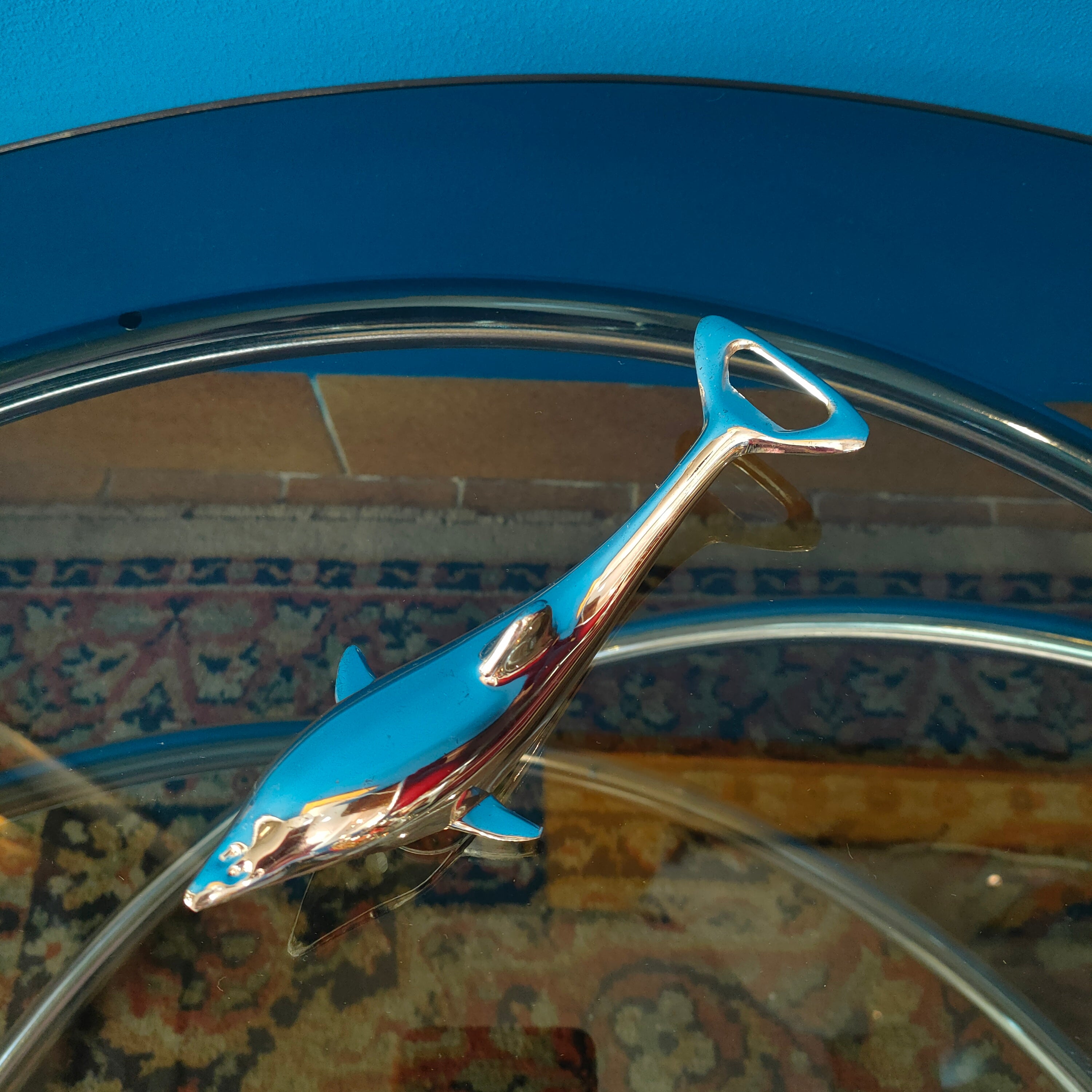 "Delfino", apribottiglie in metallo